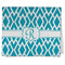 Geometric Diamond Kitchen Towel - Poly Cotton w/ Initial