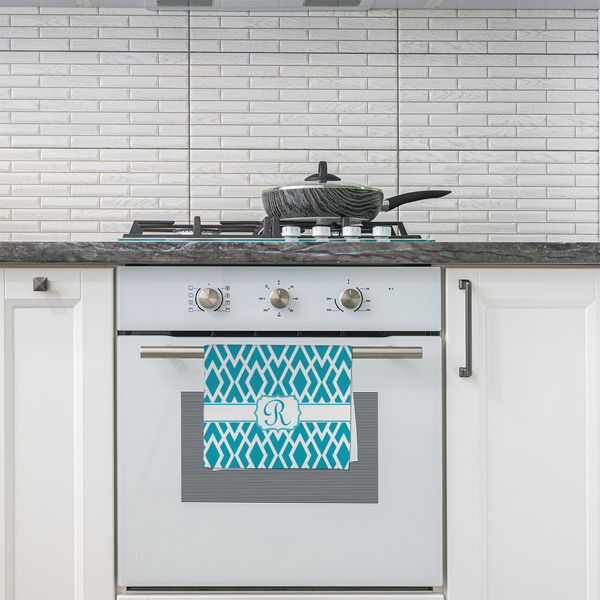 Geometric Diamond Kitchen Towel - Poly Cotton - Lifestyle