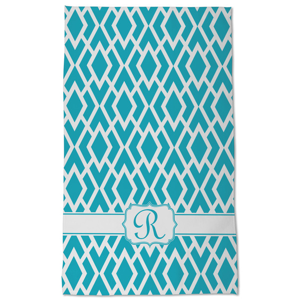 Geometric Diamond Kitchen Towel - Poly Cotton - Full Front