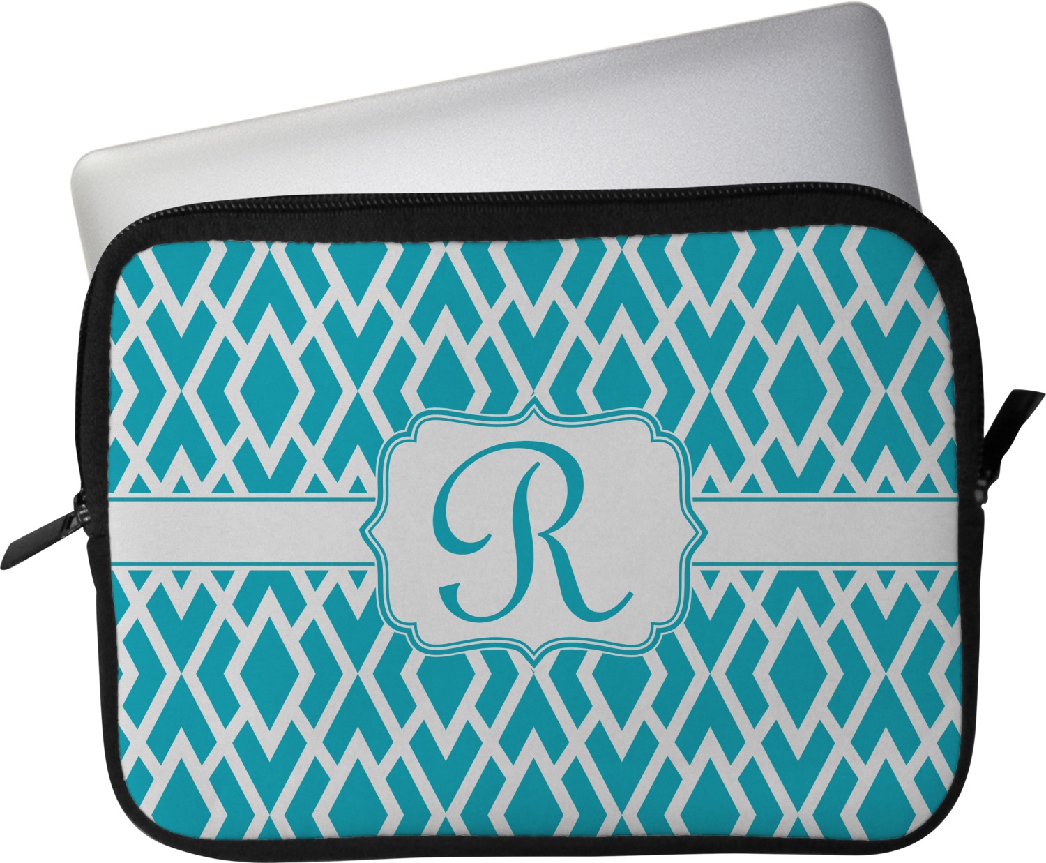 Geometric Diamond Laptop Sleeve / Case 12" (Personalized