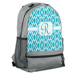 Geometric Diamond Backpack - Grey (Personalized)