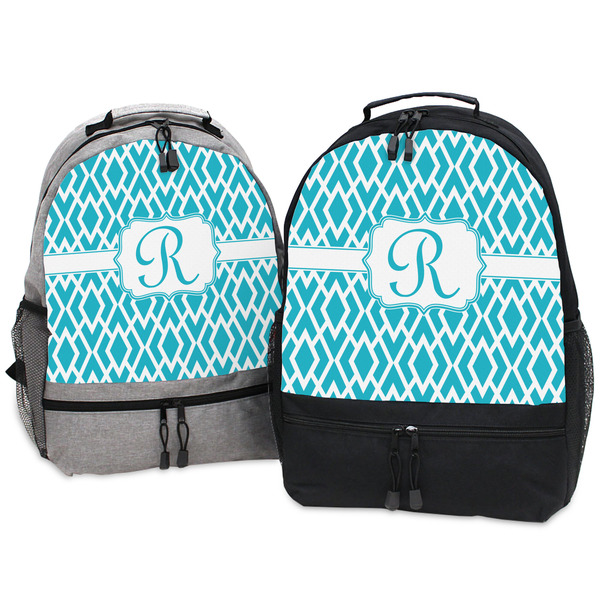 Geometric Diamond Large Backpacks - Both