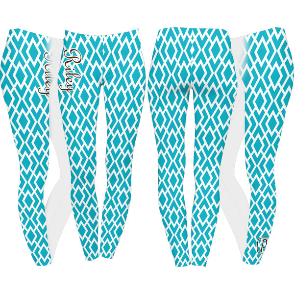 Geometric Diamond Leggings Turn Around - Apvl