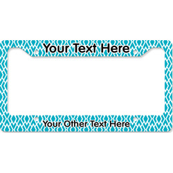 Geometric Diamond License Plate Frame - Style B (Personalized)