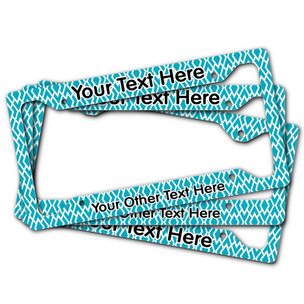 Geometric Diamond License Plate Frames - (PARENT MAIN)