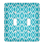 Geometric Diamond Light Switch Cover (2 Toggle Plate)
