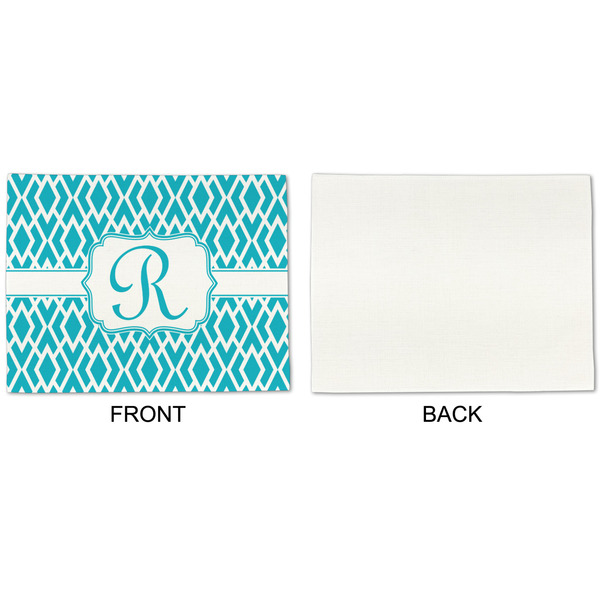 Geometric Diamond Linen Placemat - APPROVAL Single (single sided)