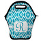 Geometric Diamond Lunch Bag w/ Initial