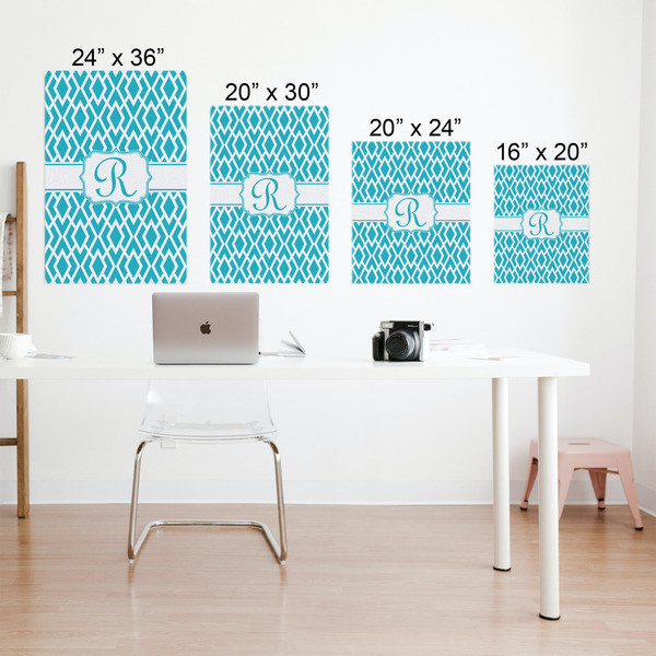 Geometric Diamond Matte Poster - Sizes