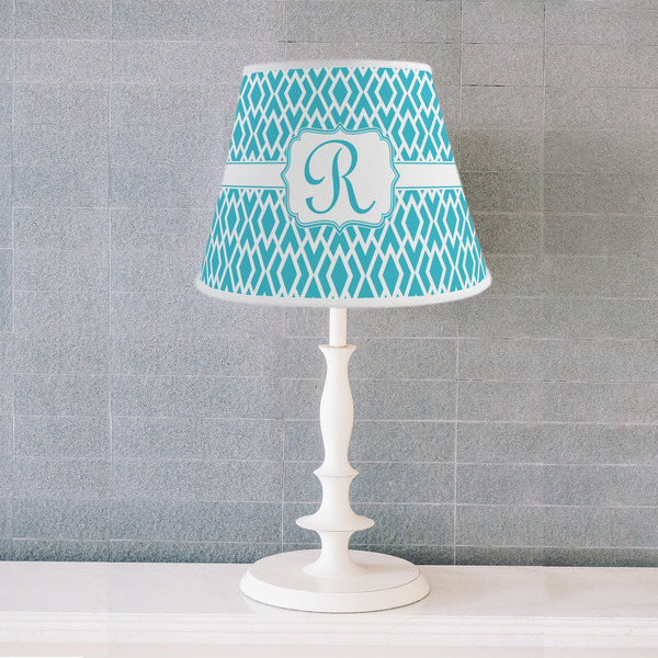 Geometric Diamond Poly Film Empire Lampshade - Lifestyle