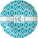 Geometric Diamond Melamine Plate (Personalized)