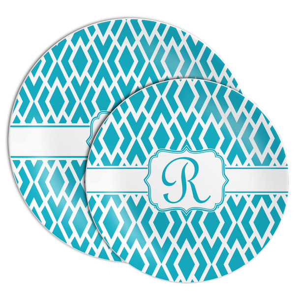 Geometric Diamond Melamine Plates - PARENT/MAIN