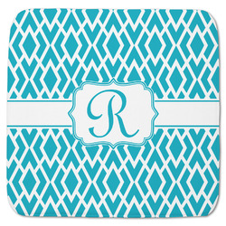 Geometric Diamond Memory Foam Bath Mat - 48"x48" (Personalized)