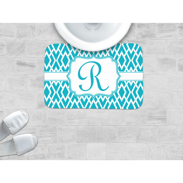 Geometric Diamond Memory Foam Bath Mat - LIFESTYLE