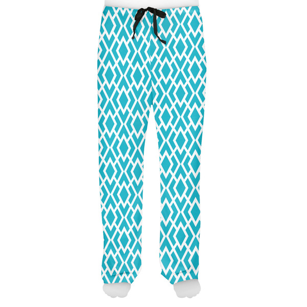 Geometric Diamond Men's Pjs Front - on model