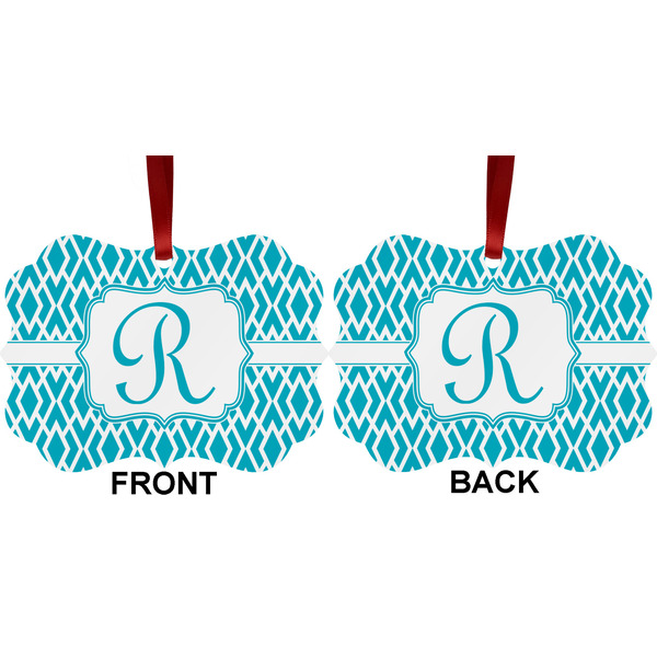 Geometric Diamond Metal Benilux Ornament - Front and Back (APPROVAL)