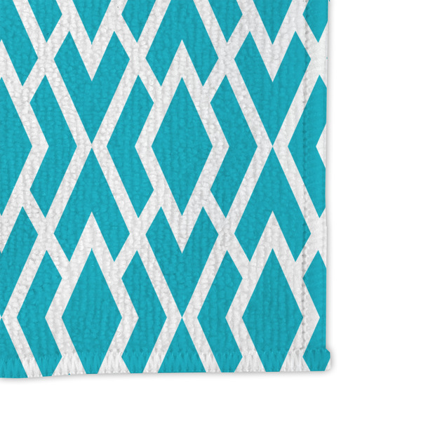 Geometric Diamond Microfiber Dish Rag - DETAIL
