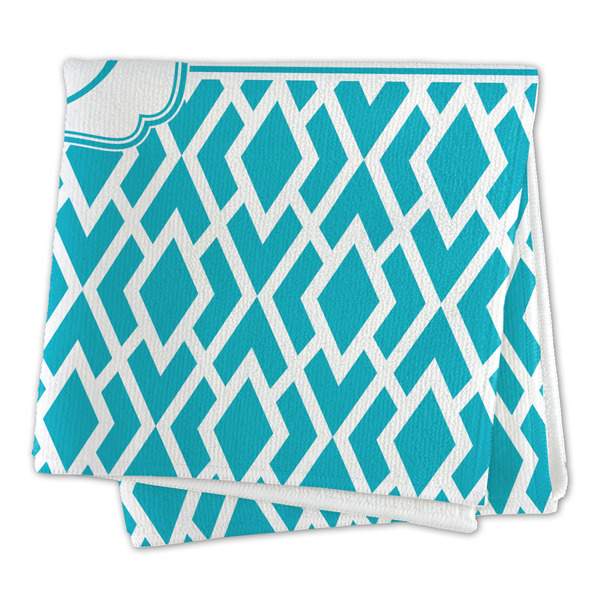 Geometric Diamond Microfiber Dish Rag - FOLDED (square)