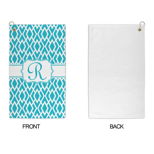 Geometric Diamond Microfiber Golf Towels - APPROVAL