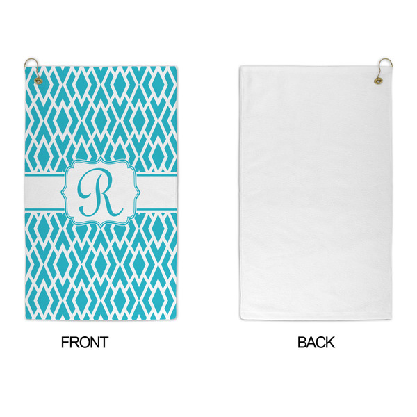 Geometric Diamond Microfiber Golf Towels - APPROVAL