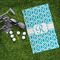 Geometric Diamond Microfiber Golf Towels - LIFESTYLE