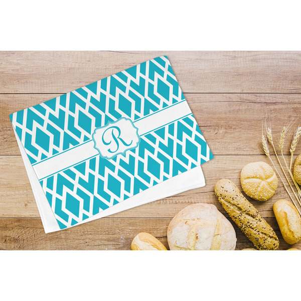 Geometric Diamond Microfiber Kitchen Towel - LIFESTYLE