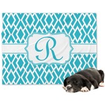 Geometric Diamond Dog Blanket - Large (Personalized)