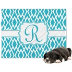 Geometric Diamond Dog Blanket (Personalized)