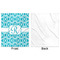 Geometric Diamond Minky Blanket - 50"x60" - Single Sided - Front & Back