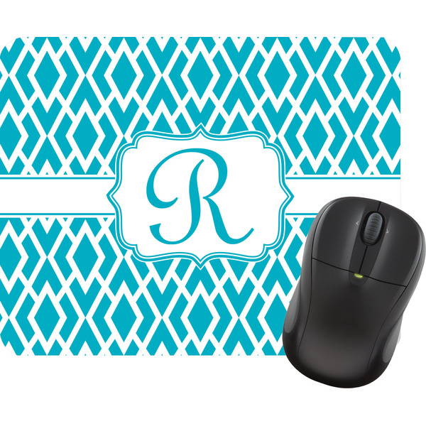 Custom Geometric Diamond Rectangular Mouse Pad (Personalized)