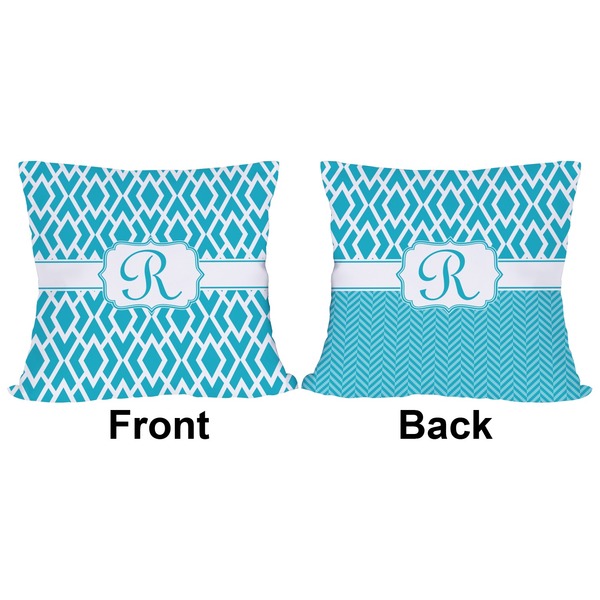 Geometric Diamond Outdoor Pillow - 20x20