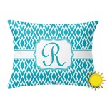 Geometric Diamond Outdoor Throw Pillow (Rectangular) (Personalized)
