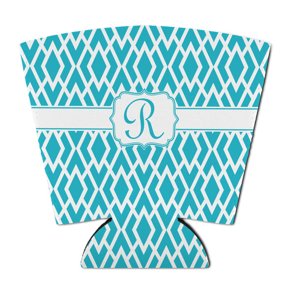 Custom Geometric Diamond Party Cup Sleeve - with Bottom (Personalized)