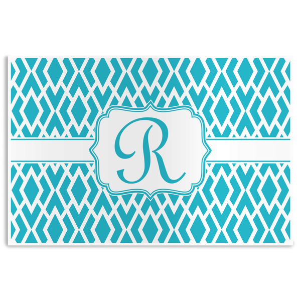 Custom Geometric Diamond Disposable Paper Placemats (Personalized)