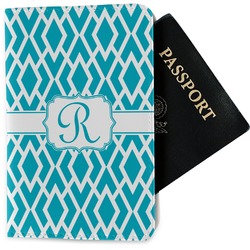 Geometric Diamond Passport Holder - Fabric (Personalized)