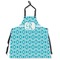 Geometric Diamond Apron Without Pockets w/ Initial