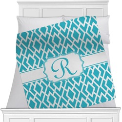 Geometric Diamond Minky Blanket (Personalized)