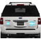 Geometric Diamond Personalized Car Magnets on Ford Explorer
