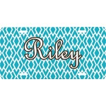 Geometric Diamond Front License Plate (Personalized)