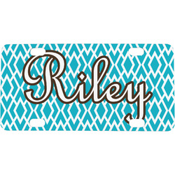 Geometric Diamond Mini/Bicycle License Plate (Personalized)