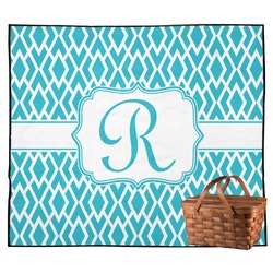 Geometric Diamond Outdoor Picnic Blanket (Personalized)