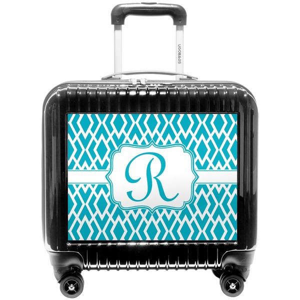 Custom Geometric Diamond Pilot / Flight Suitcase (Personalized)