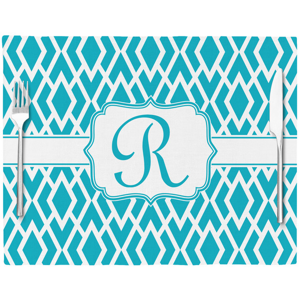 Geometric Diamond Placemat with Props