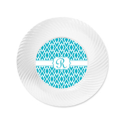 Geometric Diamond Plastic Party Appetizer & Dessert Plates - 6" (Personalized)