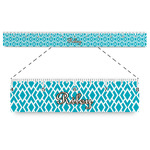 Geometric Diamond Plastic Ruler - 12" (Personalized)