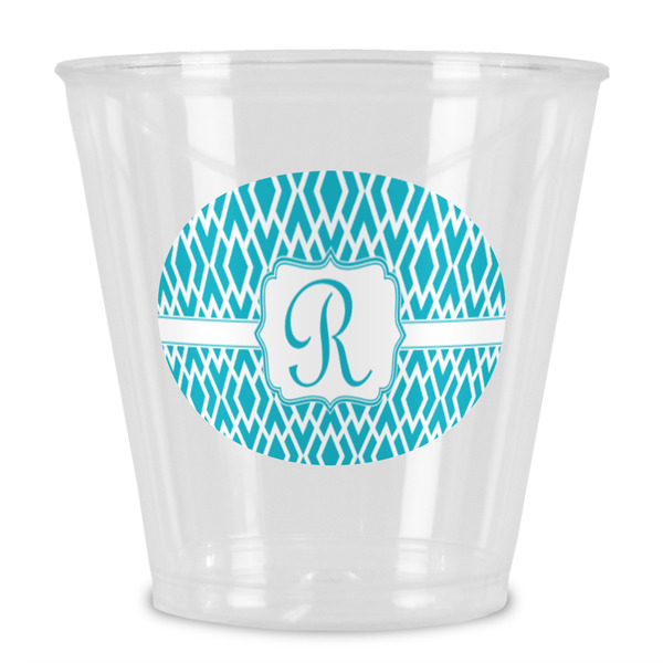 Custom Geometric Diamond Plastic Shot Glass (Personalized)