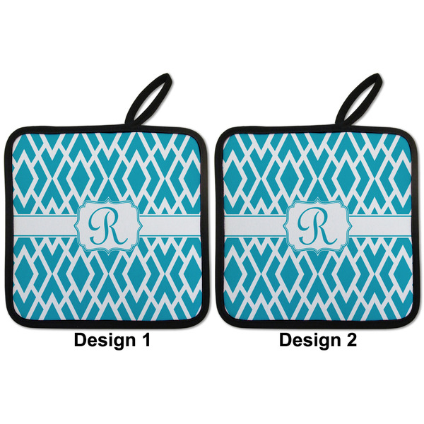 Geometric Diamond Pot Holders - Set of 2 APPROVAL