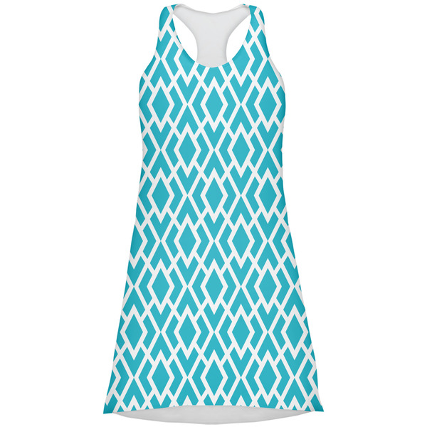 Custom Geometric Diamond Racerback Dress - Large