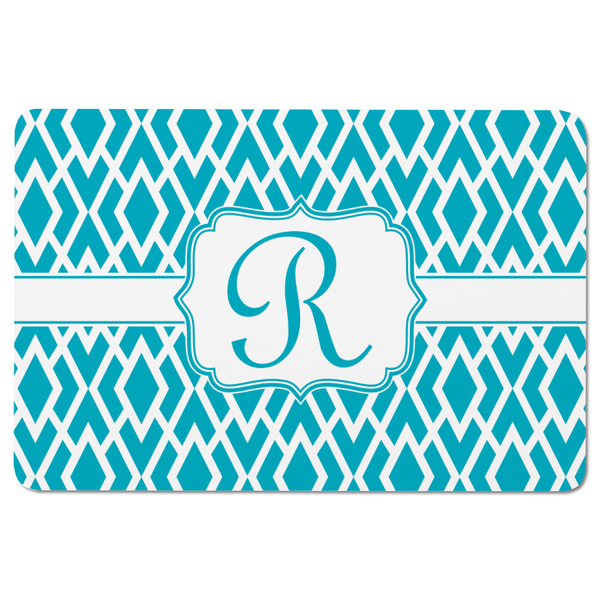 Geometric Diamond Rectangular Fridge Magnet - FRONT