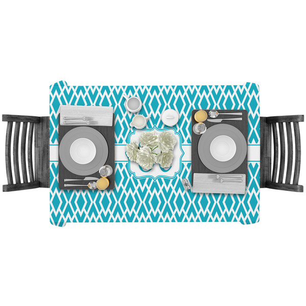 Geometric Diamond Rectangular Tablecloths - LIFESTYLE